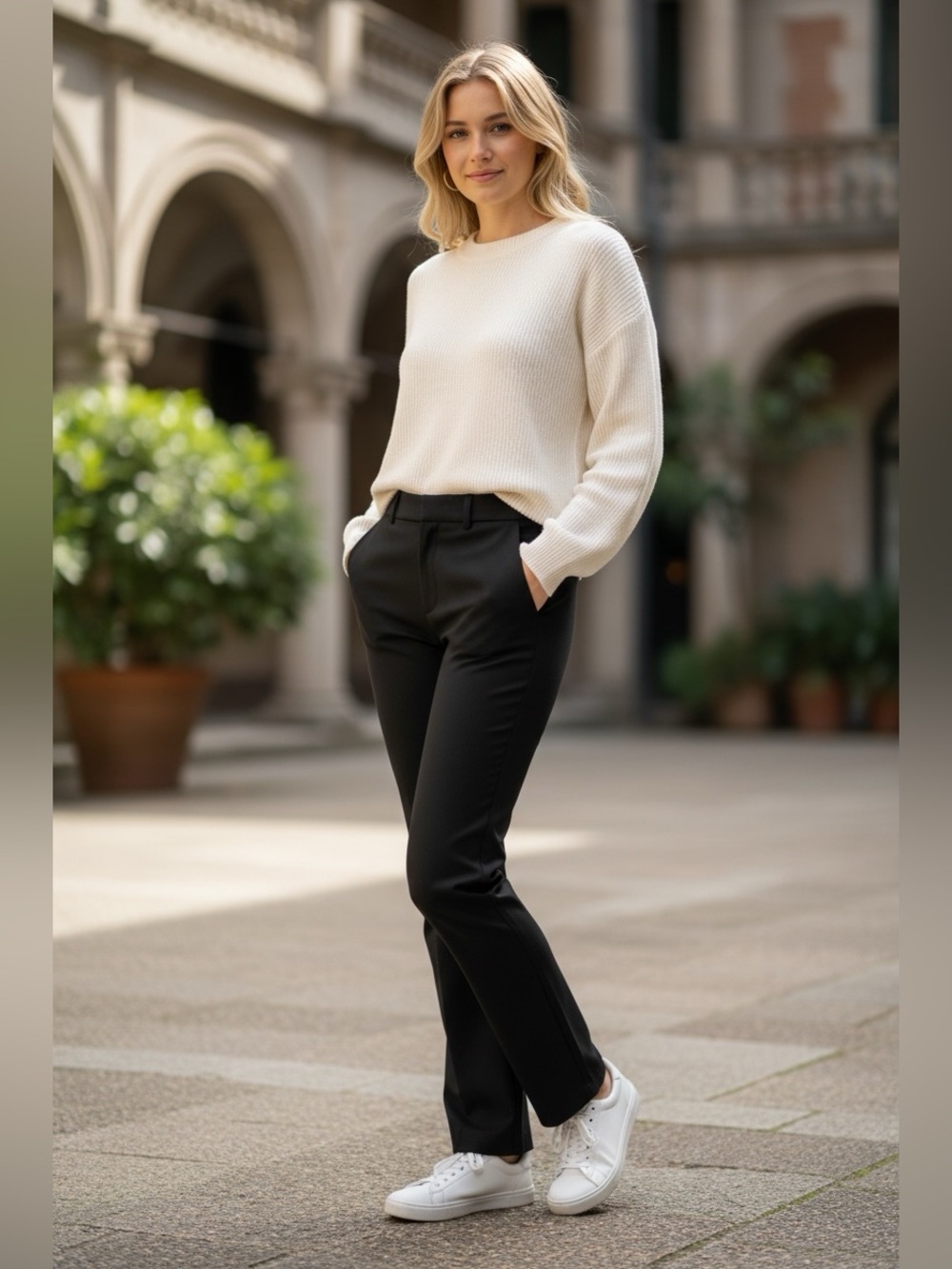 Express Pants 2L Mid-rise Straight Leg